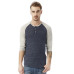Men's Eco-Jersey™ 3/4-SleeveRaglan Henley