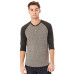 Men's Eco-Jersey™ 3/4-SleeveRaglan Henley