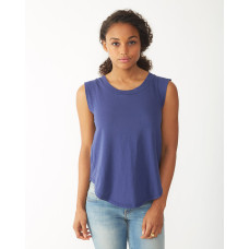 Ladies' Cap-Sleeve Satin Jersey Crew