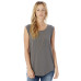Ladies' Cap-Sleeve Satin Jersey Crew