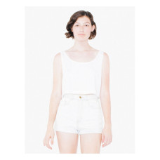 Ladies' Poly-Cotton Loose Crop Tank Top