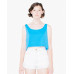 Ladies' Poly-Cotton Loose Crop Tank Top