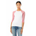 Ladies' Baby Rib 3/4-Sleeve Contrast Raglan T-Shirt