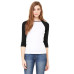 Ladies' Baby Rib 3/4-Sleeve Contrast Raglan T-Shirt