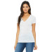 Ladies' Jersey Short-Sleeve Deep V-Neck T-Shirt