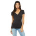 Ladies' Jersey Short-Sleeve Deep V-Neck T-Shirt