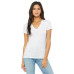 Ladies' Jersey Short-Sleeve Deep V-Neck T-Shirt