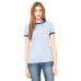 Ladies' Jersey Short-Sleeve Ringer T-Shirt
