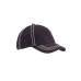 Contrast Thick Stitch Unstructured Cap