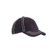 Contrast Thick Stitch Unstructured Cap