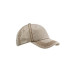 Contrast Thick Stitch Unstructured Cap