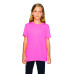 Youth Poly-Cotton Short-Sleeve Crewneck