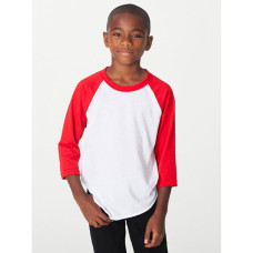Youth Poly-Cotton 3/4-Sleeve T-Shirt