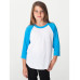 Youth Poly-Cotton 3/4-Sleeve T-Shirt