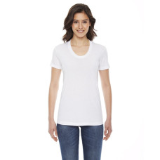 Ladies' Poly-Cotton Short-Sleeve Crewneck