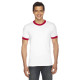 UNISEX Poly-Cotton Short-Sleeve Ringer T-Shirt