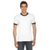 UNISEX Poly-Cotton Short-Sleeve Ringer T-Shirt
