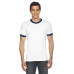 UNISEX Poly-Cotton Short-Sleeve Ringer T-Shirt