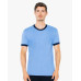 UNISEX Poly-Cotton Short-Sleeve Ringer T-Shirt