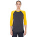 Unisex Poly-Cotton 3/4-Sleeve Raglan T-Shirt