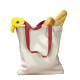 12 oz. Canvas Tote with Contrasting Handles