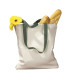 12 oz. Canvas Tote with Contrasting Handles