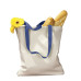 12 oz. Canvas Tote with Contrasting Handles