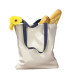 12 oz. Canvas Tote with Contrasting Handles