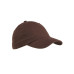 6-Panel Brushed Twill Unstructured Cap
