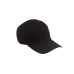 6-Panel Unstructured Cap with Sandwich Bill