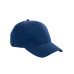 6-Panel Brushed Twill Structured Cap