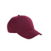 6-Panel Brushed Twill Structured Cap