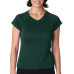 Ladies' 4.1 oz. Double Dry® V-Neck T-Shirt