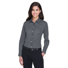 Ladies' Crown Woven Collection™ Solid Stretch Twill