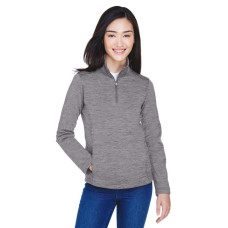 Ladies' Newbury Mélange Fleece Quarter-Zip