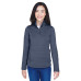 Ladies' Newbury Mélange Fleece Quarter-Zip