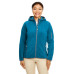 Ladies' Perfect Fit™ Mélange Velvet Fleece Hooded Full-Zip