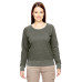 Ladies' 7 oz. Organic/Recycled Heathered Fleece Raglan Pullover