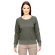Ladies' 7 oz. Organic/Recycled Heathered Fleece Raglan Pullover