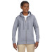 Ladies' 7 oz. Organic/Recycled Heathered Fleece Full-Zip Hood