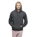 Adult 7 oz. Organic/Recycled Heathered Fleece Pullover Hood