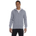 Men's 7 oz. Organic/Recycled Heathered Full-Zip Hood