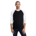 Adult 5.3 oz. 3/4-Raglan Sleeve T-Shirt