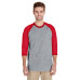 Adult 5.3 oz. 3/4-Raglan Sleeve T-Shirt