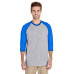 Adult 5.3 oz. 3/4-Raglan Sleeve T-Shirt