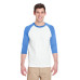 Adult 5.3 oz. 3/4-Raglan Sleeve T-Shirt