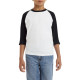 Youth 5.3 oz. 3/4-Raglan Sleeve T-Shirt