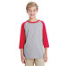 Youth 5.3 oz. 3/4-Raglan Sleeve T-Shirt