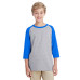 Youth 5.3 oz. 3/4-Raglan Sleeve T-Shirt