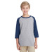 Youth 5.3 oz. 3/4-Raglan Sleeve T-Shirt
